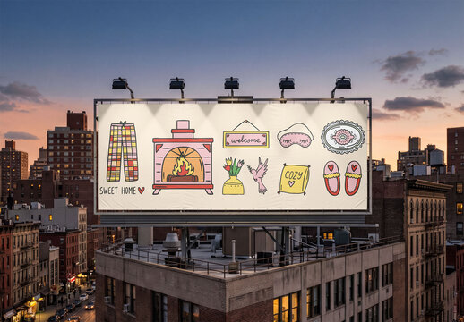 New York Billboard Mockup