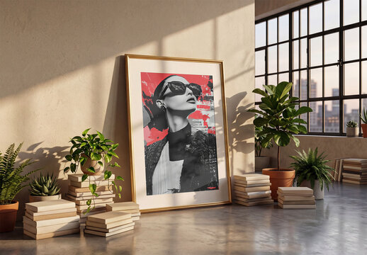 Mockup of frame