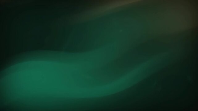 Abstract dark green wave glowing softly with muted neon illumination against a deep textured background.