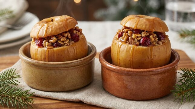 Stuffed Baked Apples Cranberries