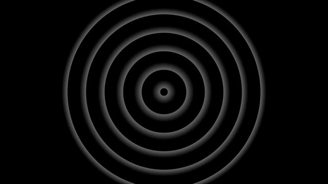 Radio waves waves background. network tower produced radio wave concept. Radio Waves in Circle Form, Radio wave signal animated background.animation in black background, 4k video.