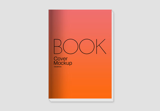 Premium Minimalist Softcover Book Mockup