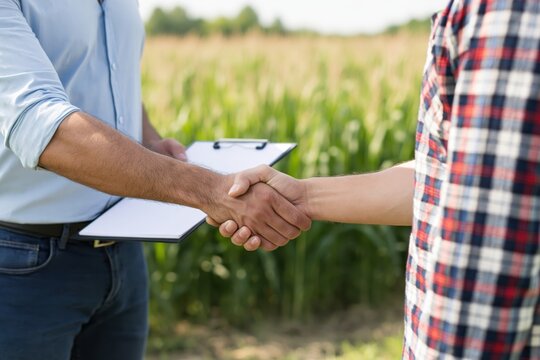 The Handshake in the Field: Rural Partnership and Agreement Moment