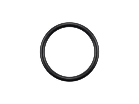 Black Rubber O-Ring Seal Isolated