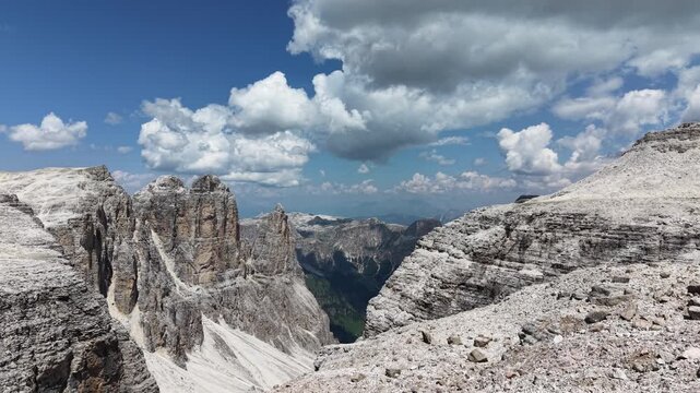 Piz Boe is a peak in the Dolomites in northern Italy. The highest peak in the Sella massif.