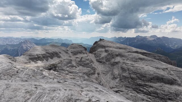 Piz Boe is a peak in the Dolomites in northern Italy. The highest peak in the Sella massif.