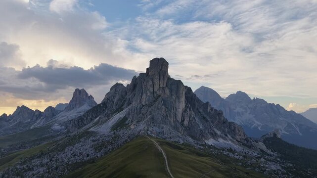 Ra Gusela- Passo Giau- Dolomites- Eastern Alps. Italy.