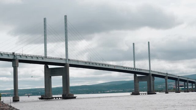 Kessock Bridge spanning the Beauly Firth near Inverness, Scotland, UK - 10 September 2026.