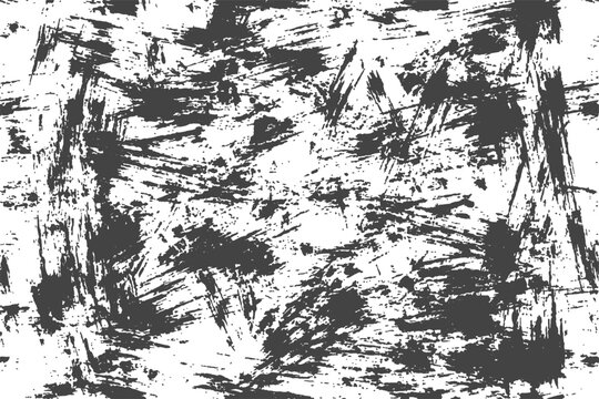 Textured white and grey dense scribble texture. Grunge vector pattern for background and poster.