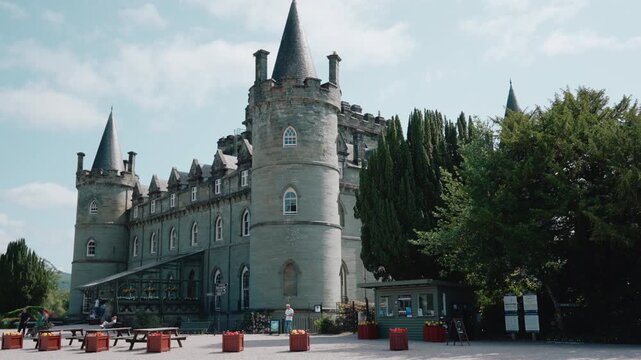 Inveraray Castle on the shores of Loch Fyne in Argyll and Bute, Scotland, UK - 10 September 2026