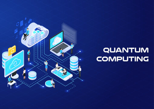 Futuristic vector background of business process automation, digital networks, space, galaxies, planets, AI, cloud and computers. symbolizing global connectivity, technology, and the digital world.