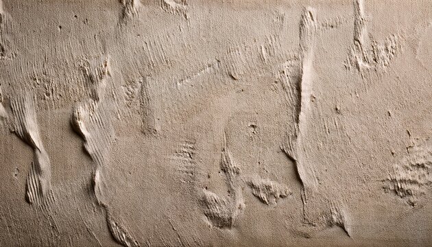 Textured Plaster Imitating Canvas Or Burlap