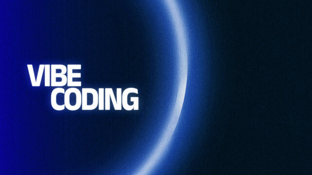 Vibe coding reveals creative process in digital arts setting at night