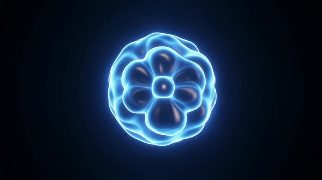 分裂を繰り返し増殖する発光細胞