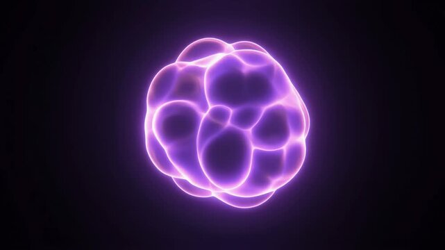 分裂を繰り返し増殖する発光細胞