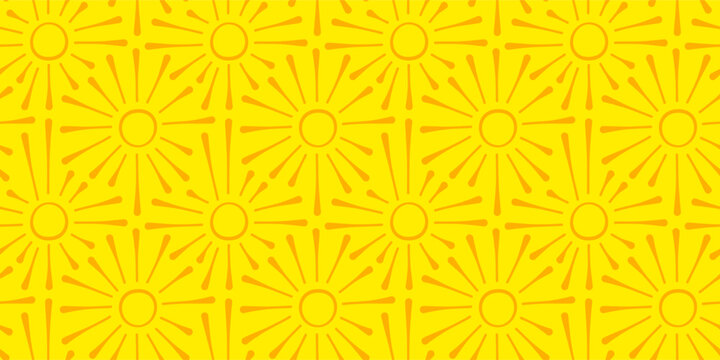 sun pattern background. childish sun seamless pattern. sun pattern for kids background.