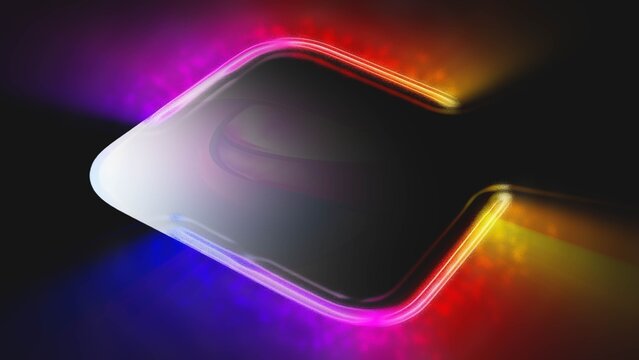 Vibrant Glass Logo Reveal