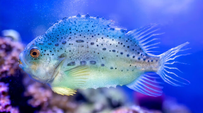 Close-up view of a lumpfish (Cyclopterus lumpus)
