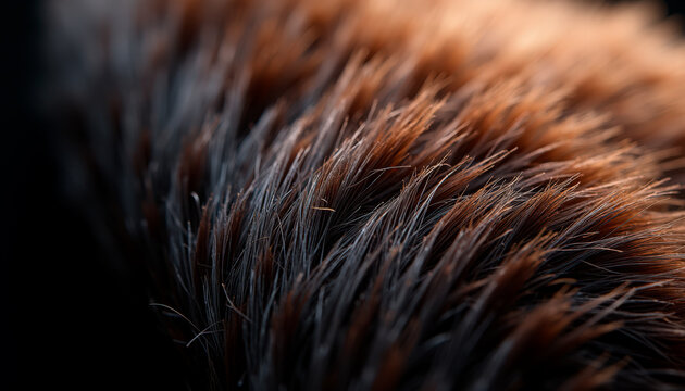 Close-up of animal fur showcasing intricate textures and colors with soft, blended tones. Animal fur exhibits natural patterns and shades highlighting the beauty of wildlife.