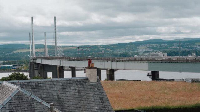 Kessock Bridge spanning the Beauly Firth near Inverness, Scotland, UK - 10 September 2026.