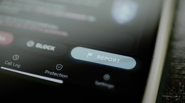 Report control submits suspicious caller for review
