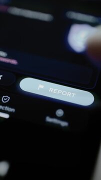 Report button records dangerous phone call for review