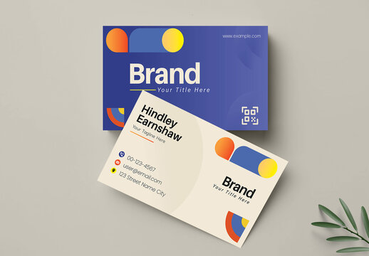 Creative Business Card Template Layout