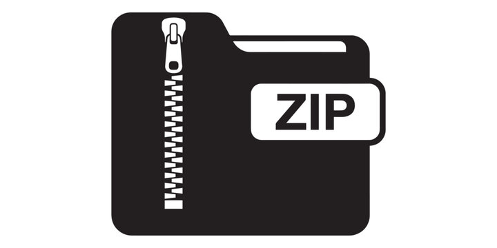 Zip file folder icon