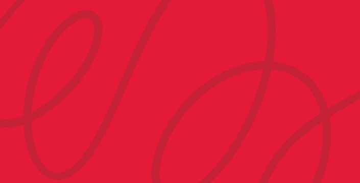 Red abstract flat squiggle line art doodle illustration, modern promotion background, dynamic wallpaper