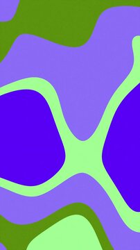 Abstract background with fluid organic shapes in shades of purple and green.