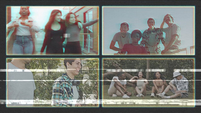 VHS Split Screen Frame 01