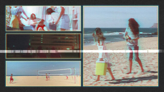 VHS Split Screen Frame 07