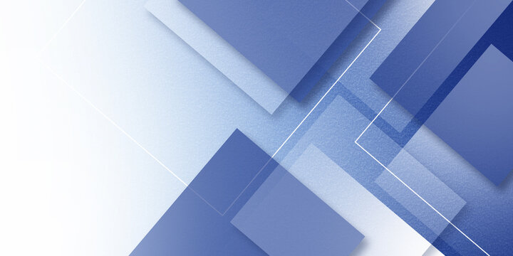 Blue squares background for technology abstract business concept