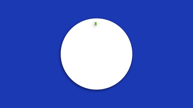 Hot red pepper, the appearance of an icon on a blue background. 4K