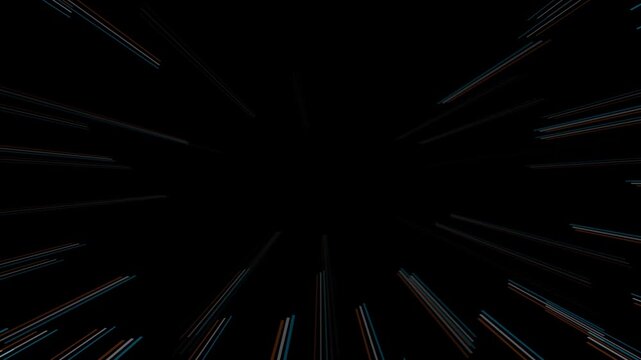 Speed lines abstract background with glitch effect and chromatic aberration motion blur effect for sci fi and technology concepts