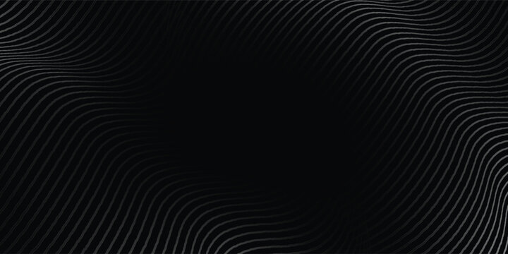 Masculine abstract carbon febric wavy lines on black background, illustrator backdrop design.
