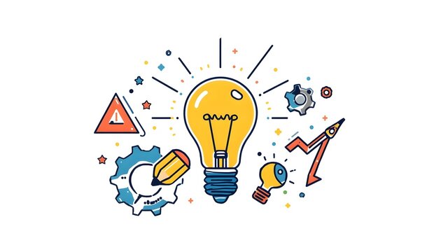 creative idea concept