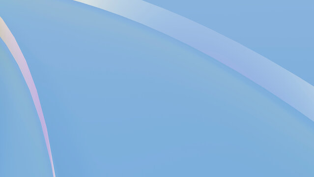 Abstract blue background with smooth curves and gradient blending