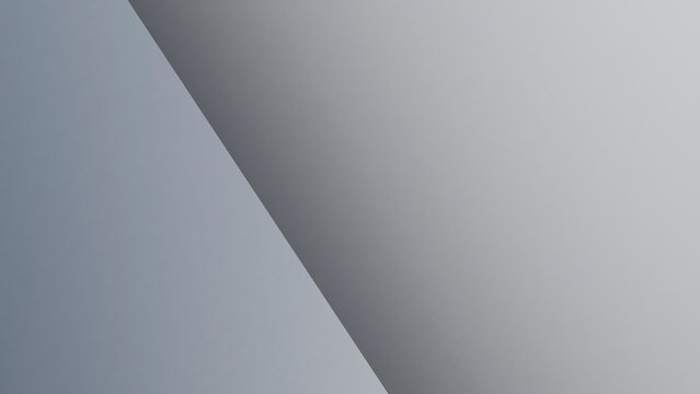 Gray surface with diagonal shadow creating minimalist abstract design