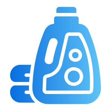 Detergent bottle Line Gradient Icon