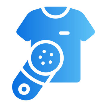 Fabric shaver Line Gradient Icon