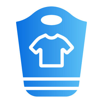 Laundry bag Line Gradient Icon