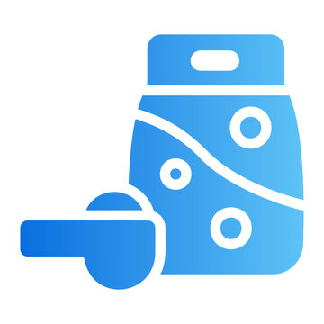 Laundry powder Line Gradient Icon