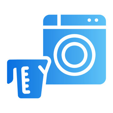Measuring cup Line Gradient Icon