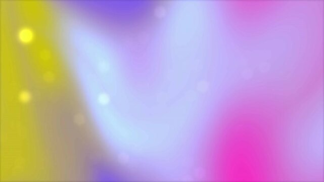 Abstract background with soft gradient colors and glowing light bokeh particles.
