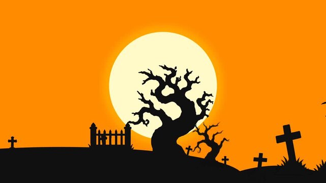 spooky halloween background