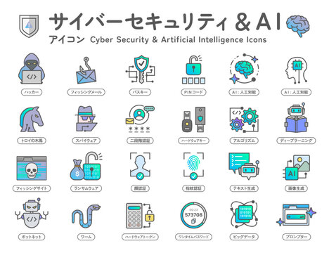 サイバーセキュリティ＆AIアイコン