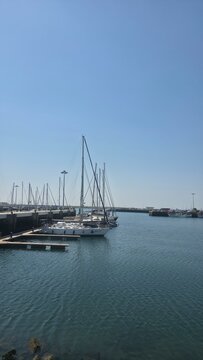 marina in povoa de varzim, portugal