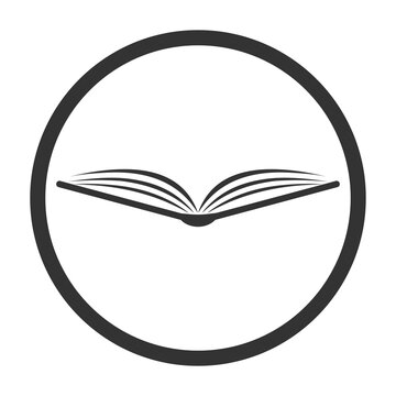 Book icon isolated on transparent background