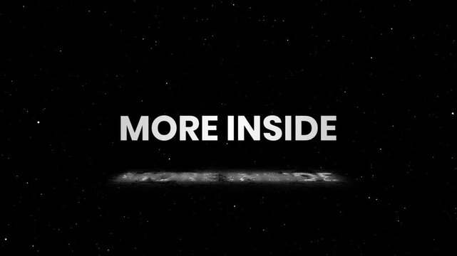 More Inside Glow Outline Text Reveal Animation for Product Information, Content Teasers and Promotional Reveals
